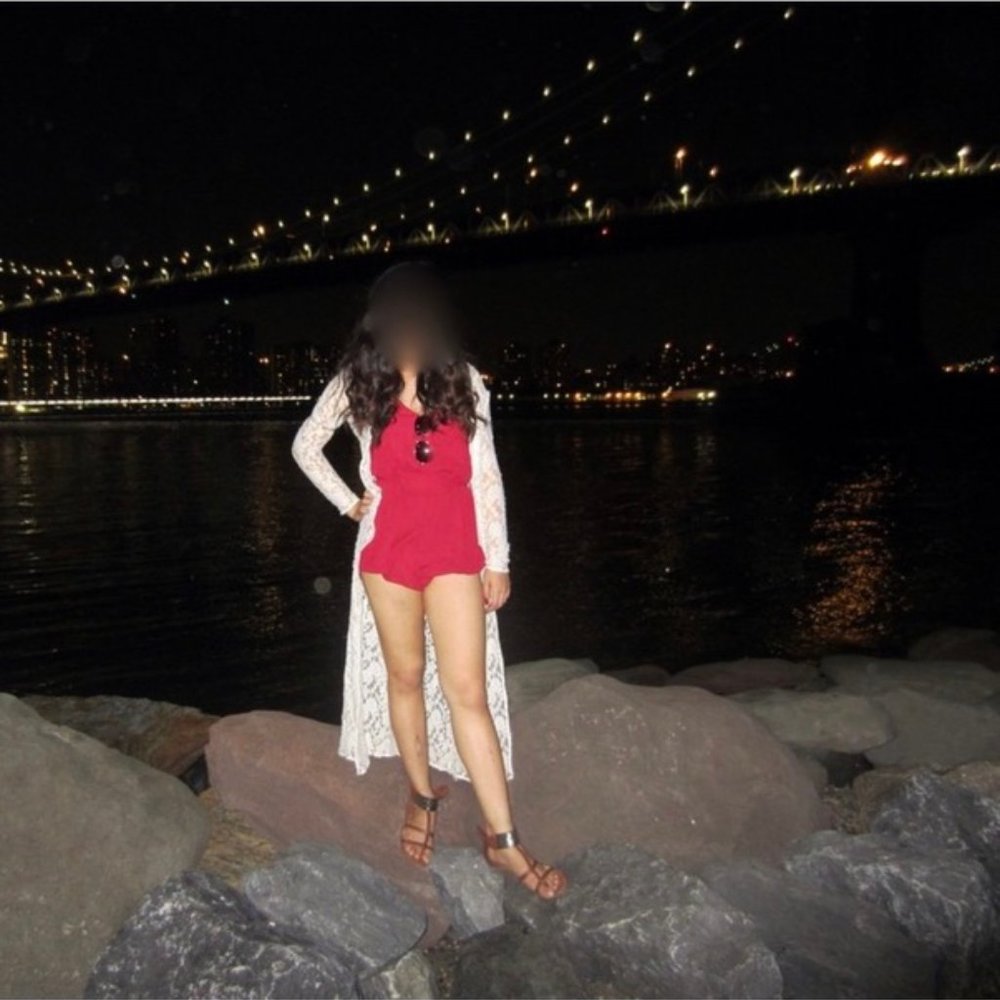 Forever 21 Cream Long Lace Cardigan